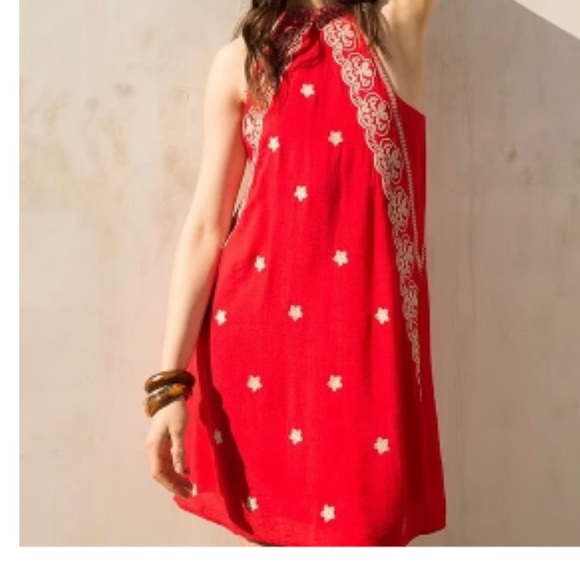 THML Dresses & Skirts - THML Embroidered Sleeveless dress Sz. M